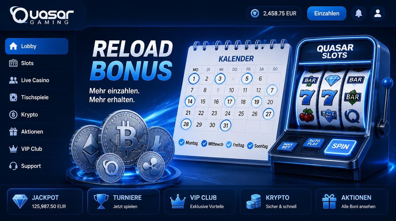 Kalender und Crypto-Reload-Tage